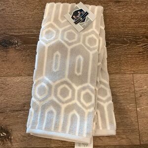 Geometrical Gray Kitchen Towels. Scott Living. New Bar Mop Towel. Set of 2